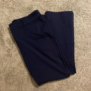 New York & Company Women's Navy Boot Cut Dress Pants